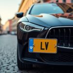 Plaques d'immatriculation lettonnes : déchiffrer le code LV en détail