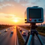 Quelle est la portée effective d’un radar mobile pour détecter et flasher un véhicule ?